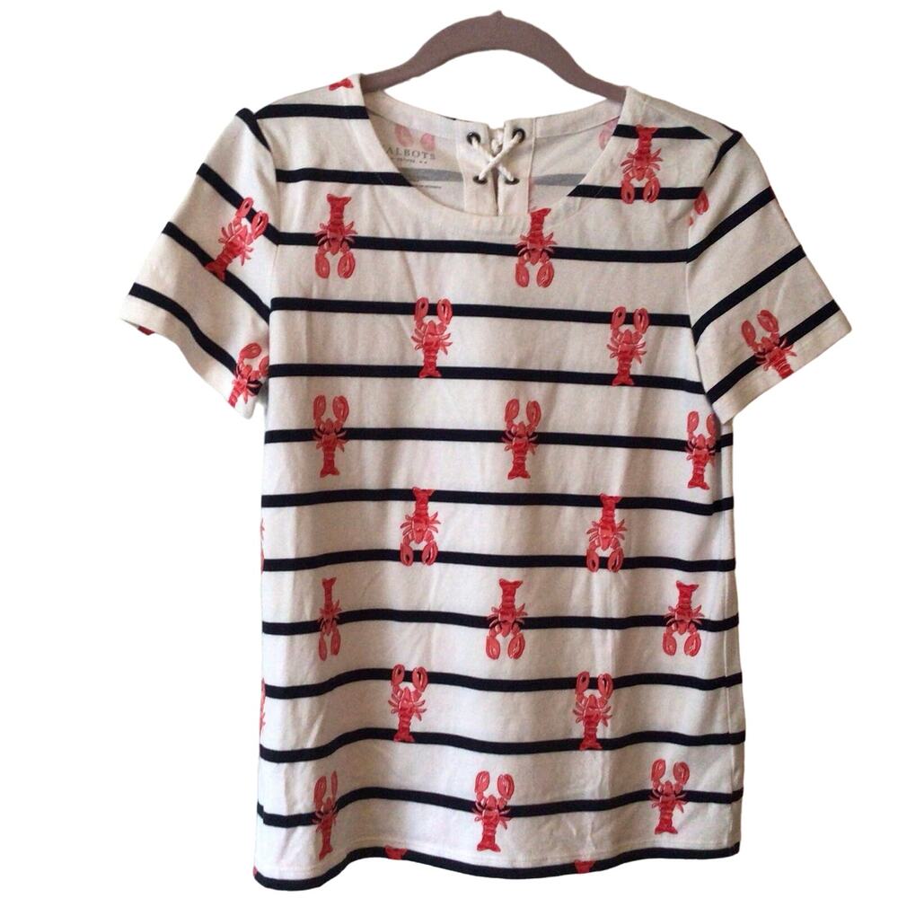 Talbots lobster shirt Petite